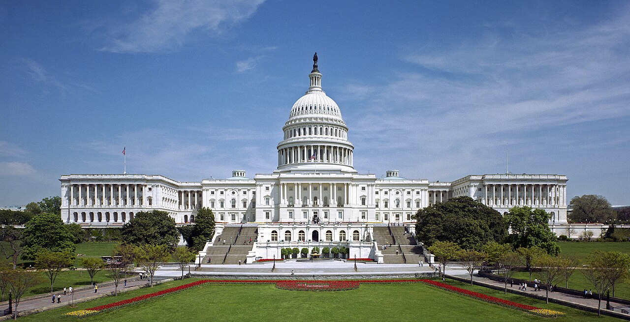 The west front of the United States Capitol in Washington, D.C.